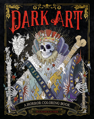 Book cover for Dark Art: A Horror Coloring Book