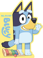 Book cover for All about Bluey