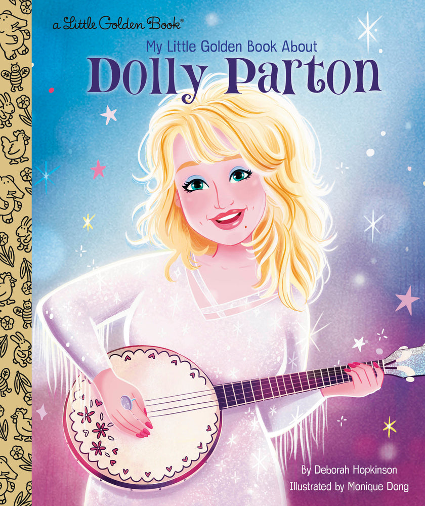 Book cover for My Little Golden Book about Dolly Parton