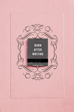 Book cover for Burn After Writing (Pink)
