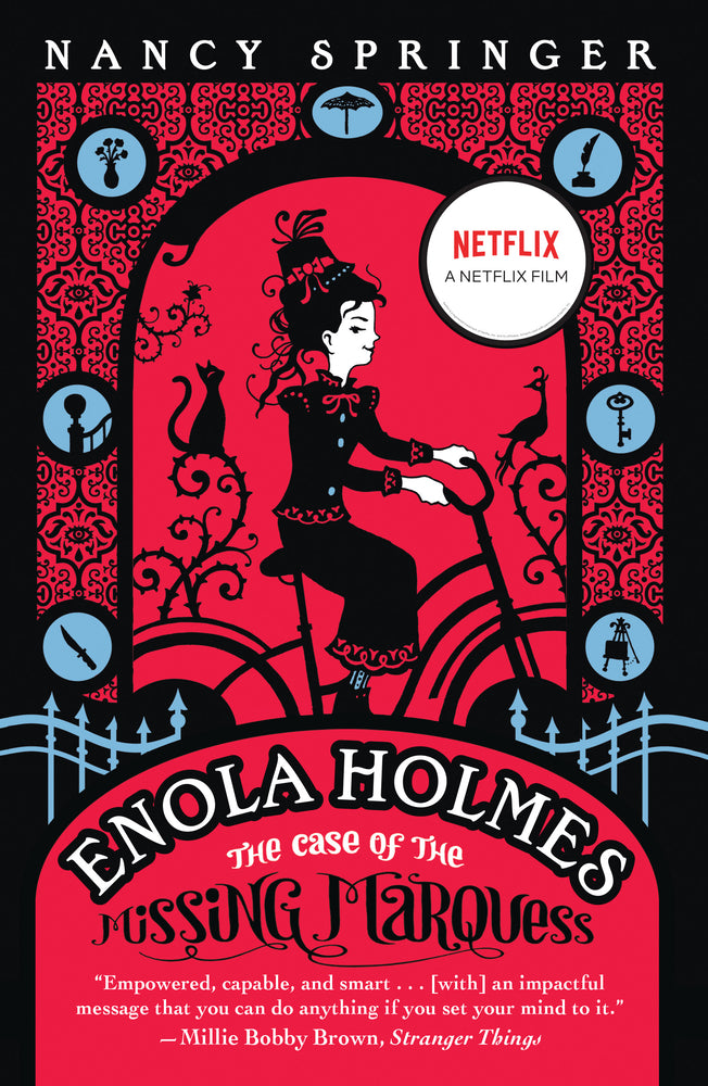 Book cover for Enola Holmes: The Case of the Missing Marquess