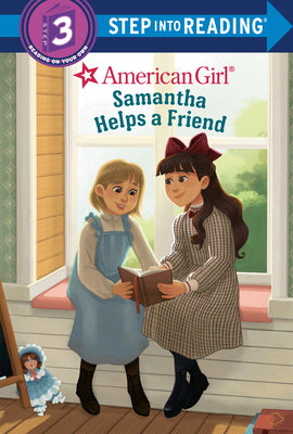 Book cover for Samantha Helps a Friend (American Girl)