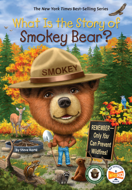 Book cover for What Is the Story of Smokey Bear?