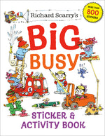 Book cover for Richard Scarry's Big Busy Sticker & Activity Book