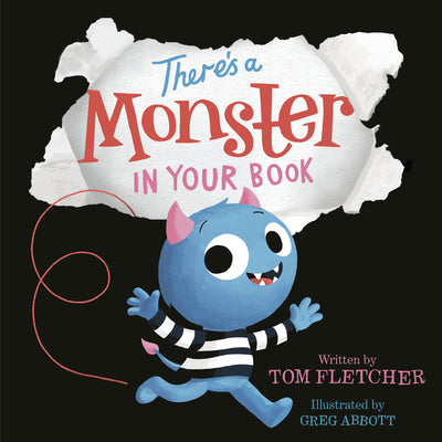 Book cover for There's a Monster in Your Book: A Funny Monster Book for Kids and Toddlers