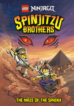 Book cover for Spinjitzu Brothers #3: The Maze of the Sphinx (Lego Ninjago)