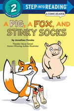 Book cover for Pig, a Fox, and Stinky Socks