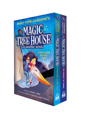 Book cover for Magic Tree House Graphic Novels 1-2 Boxed Set: (A Graphic Novel Boxed Set)