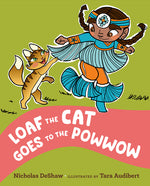 Book cover for Loaf the Cat Goes to the Powwow