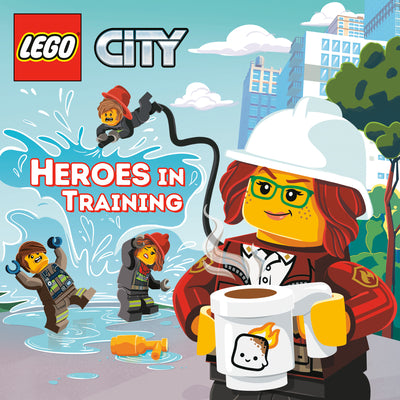 Book cover for Heroes in Training (Lego City)