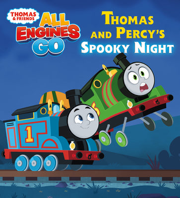Book cover for Thomas and Percy's Spooky Night (Thomas & Friends: All Engines Go)