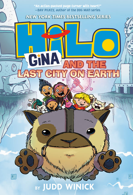 Book cover for Hilo Book 9: Gina and the Last City on Earth: (A Graphic Novel)