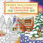 Book cover for Debbie Macomber's Very Merry Christmas Coloring Book: An Adult Coloring Book