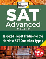 Book cover for Princeton Review Digital SAT Advanced, 2nd Edition: Prep & Practice for the Hardest Question Types on the SAT