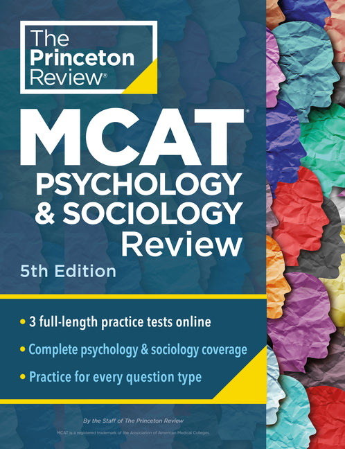 Book cover for Princeton Review MCAT Psychology and Sociology Review, 5th Edition: Complete Behavioral Sciences Content Prep + Practice Tests