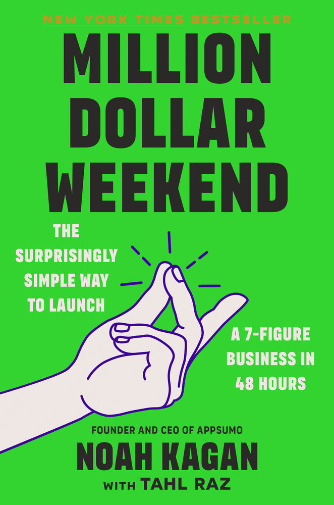 Book cover for Million Dollar Weekend: The Surprisingly Simple Way to Launch a 7-Figure Business in 48 Hours
