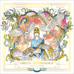Book cover for Greek Mythology Coloring Book: Epic Scenes from Olympus and Beyond