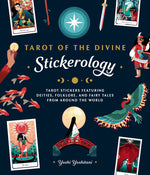 Book cover for Tarot of the Divine Stickerology: Tarot Stickers Featuring Deities, Folklore, and Fairy Tales from Around the World: Tarot Stickers for Journals, Wate