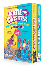 Book cover for Katie the Catsitter: More Cats, More Fun! Boxed Set (Books 1 and 2): (A Graphic Novel Boxed Set)