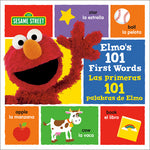 Book cover for Elmo's 101 First Words/Las Primeras 101 Palabras de Elmo (Sesame Street)