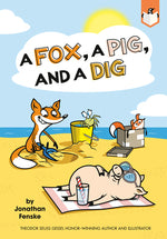 Book cover for A Fox, a Pig, and a Dig