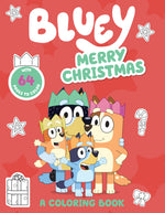 Book cover for Bluey: Merry Christmas: A Coloring Book