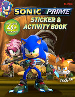 Book cover for Sonic Prime Sticker & Activity Book: Includes 40+ Stickers