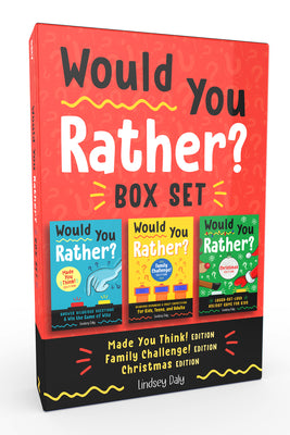 Book cover for Would You Rather? Box Set: 3 Book Bundle for Ages 8-12 (Perfect Christmas Gift and Stocking Stuffer for Kids)