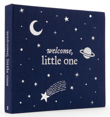 Book cover for Welcome, Little One: A Keepsake Baby Journal and Baby Memory Book for Monthly Milestones and Memorable Firsts