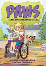 Book cover for Paws: Hazel Has Her Hands Full: A Graphic Novel