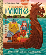 Book cover for My Little Golden Book about Vikings