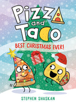 Book cover for Pizza and Taco: Best Christmas Ever!: (A Graphic Novel)