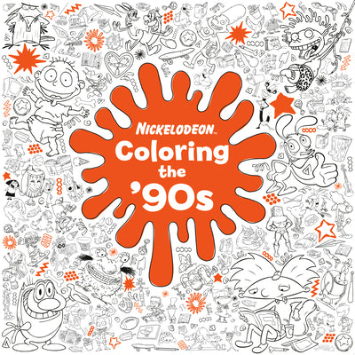 Book cover for Coloring the '90s (Nickelodeon)