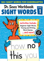 Book cover for Dr. Seuss Sight Words Level 1 Workbook: A Sight Words Workbook for Kindergarten (120+ Words, Games & Puzzles, Activity Fun, and More)