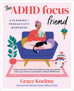 Book cover for ADHD Focus Friend: A Planning + Productivity Workbook