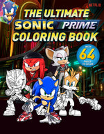 Book cover for The Ultimate Sonic Prime Coloring Book