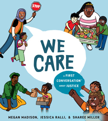 Book cover for We Care: A First Conversation about Justice
