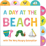 Book cover for A Day at the Beach with the Very Hungry Caterpillar: A Tabbed Board Book