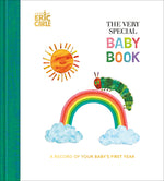 Book cover for Very Special Baby Book: A Record of Your Baby's First Year: Baby Keepsake Book with Milestone Stickers