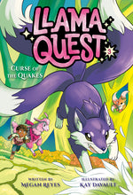 Book cover for Llama Quest #3: Curse of the Quakes