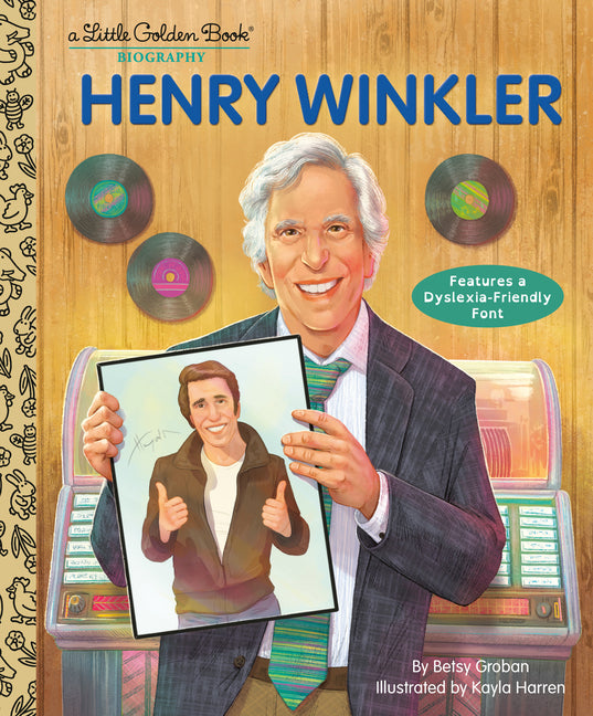 Book cover for Henry Winkler: A Little Golden Book Biography