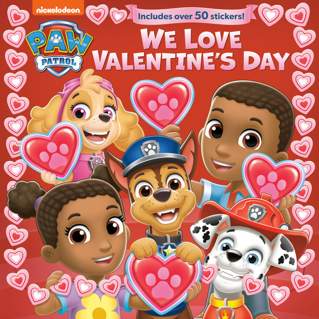 Book cover for We Love Valentine's Day (Paw Patrol)