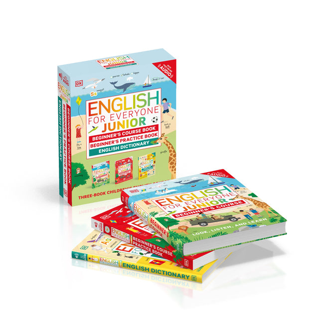 Book cover for English for Everyone Junior Beginner's Course Boxset