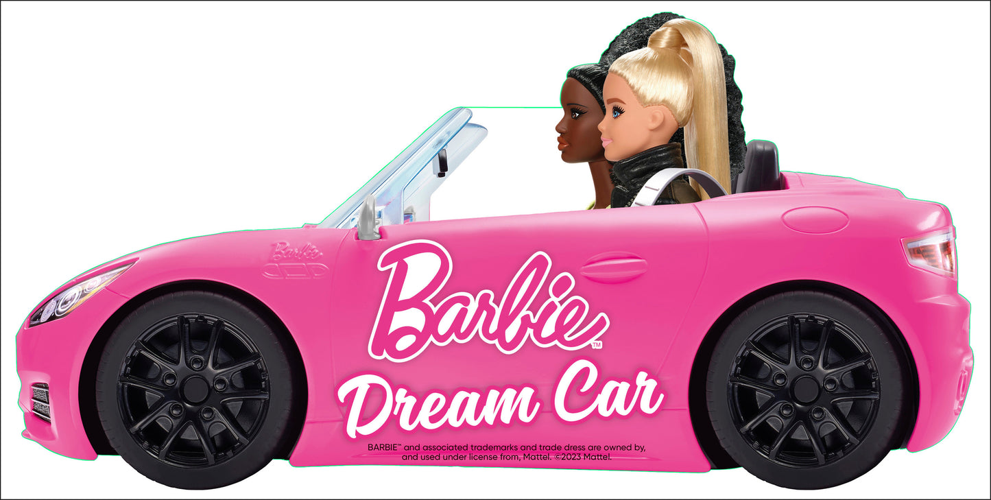 Book cover for Barbie Dream Car: A Push-Along Board Book Adventure