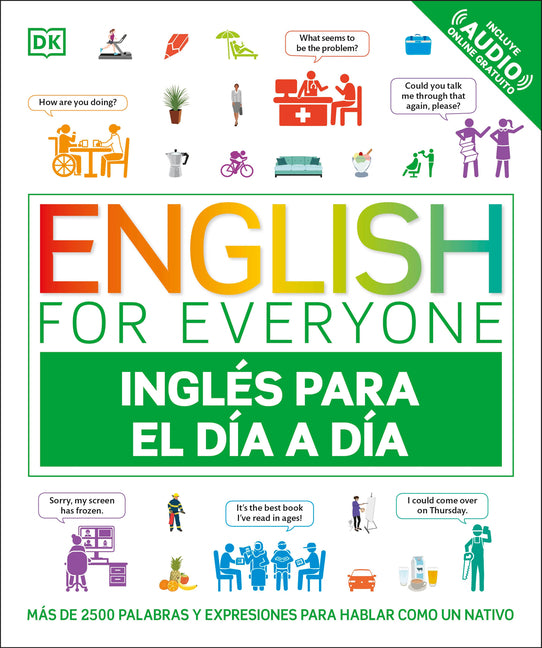 Book cover for English for Everyone Inglés Para El Día a Día (Everyday English Spanish Edition)