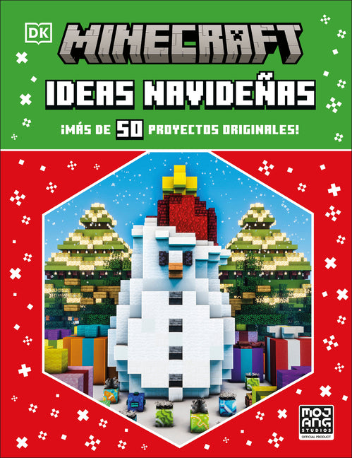 Book cover for Minecraft Ideas Navideñas (Festive Ideas)