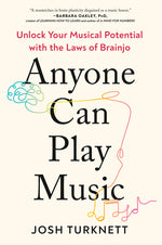 Book cover for Anyone Can Play Music: Unlock Your Musical Potential with the Laws of Brainjo