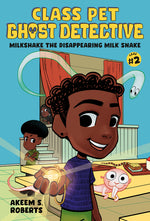 Book cover for Milkshake the Disappearing Milk Snake: A Graphic Novel