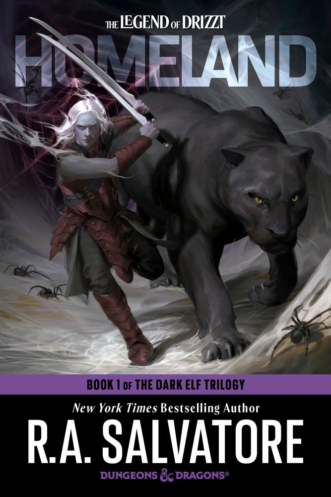 Book cover for Homeland: Dungeons & Dragons: Book 1 of the Dark Elf Trilogy