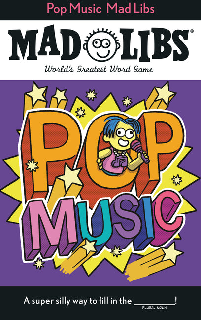 Book cover for Pop Music Mad Libs: World's Greatest Word Game